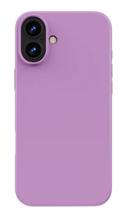 Image of Back Cover Compatible with iPhone 17 Case (6.3) Soft Touch Slim Liquid Silicone Full Protection Shock Proof Back Cover for iPhone 17 (SC Lilac)