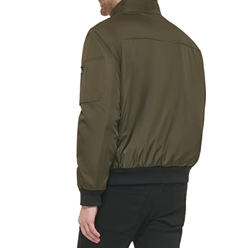 Image of Calvin Klein Men's Winter Coats - Sherpa-lined Hooded Soft Shell Jacket