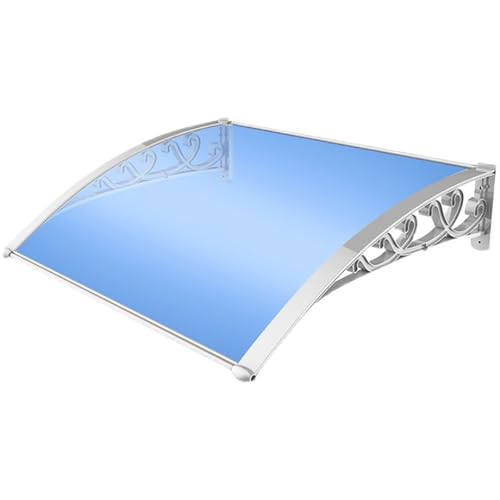 Toldo Duradero For Puerta Exterior Con Diseño Silencioso - Cubierta De Patio Resistente A La Intemperie, Material De PC Que Soporta Más De 100 Libras, Fácil De Instalar For Entradas, Ventanas Y Balcon