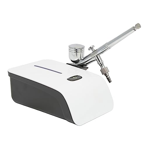 Khaitan Mini Airbrush Kit With Compressor Dual Action Airbrush (Pen Gun) for Cake Decoration,Make Up,Nails Design,Tattoo,Model Painting Airbrush