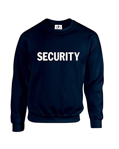 Gilet de sécurité 3 couleurs pour événements, équipage, personnel, gardien du corps, portier, police, déguisement, crossfit, gym, drôle, unisexe - Bleu - XXL Cover