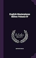 Milton: English Masterpieces Volume IV B002W2O2NK Book Cover