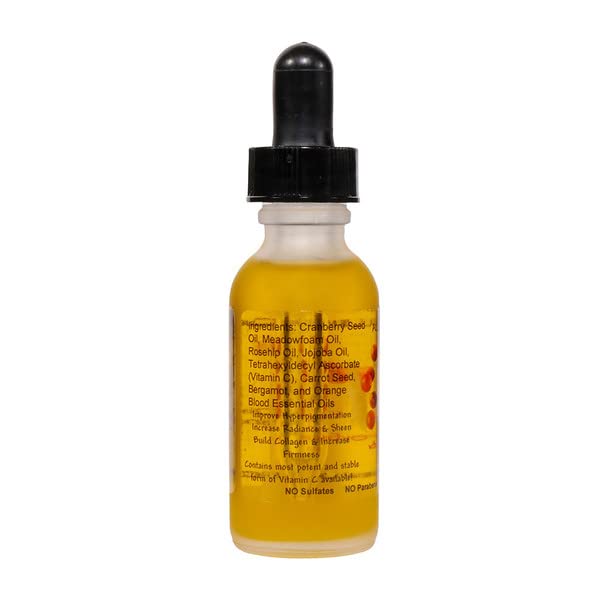 Queen B Cran Serum Firming Toning Natural Face Serum with Vitamin C 1oz