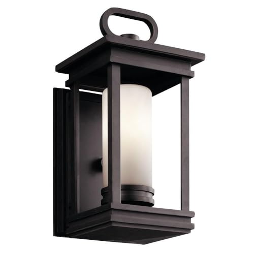 Kichler 49474rz, sur esperanza lámpara de pared para exteriores de aluminio fundido de, 60 W, Olde bronce