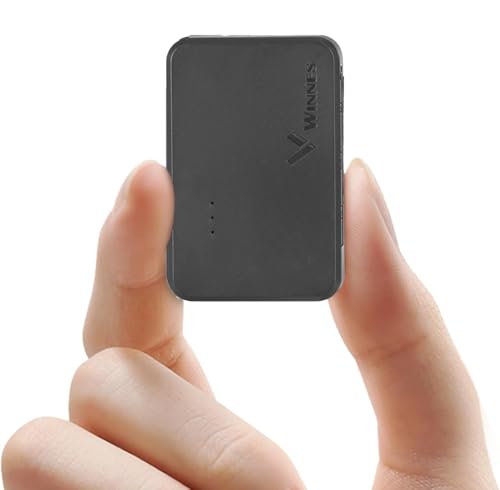 Micro GPS Tracker Espía con Imán Localizador GPS en Tiempo Real Satélite Rastreador de Posición GPS Tracker Portátil con Geo-Fence Alarm y App Gratuita para Coche Moto Niños Sin SIM
