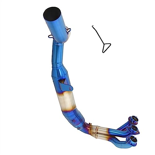 Catalizador MT09 FZ09 escape de acero inoxidable con tubo de enlace frontal 51mm premium