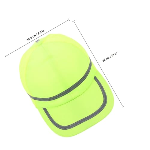 Casco de seguridad amarillo reflectante e industrial para obras 2