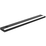 LED Under Cabinet Lighting by NSL - Dimmable Hardwired or Plugged-in installation - 3 Color Temperature Slide Switch - Warm White (2700K), Soft White (3000K), Cool White (4000K) - 24 Inch Black Finish