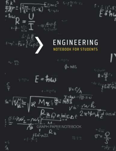 Professional Engineering Notebook: Engineering Student Notebook, Grid Paper Notebook 8.5 x 11, 109 Pages, 5 Squares Per Inch