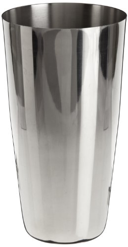 Adcraft BS-30 Mirror Finish, Stainless Steel Full Size Bar Shaker, 30 oz. Capacity, 7