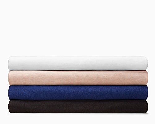 Image of Calvin Klein Home Modern Cotton Harrison Sheet, Twin Flat, Navy