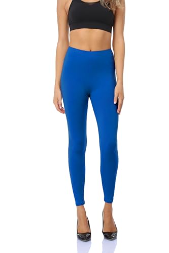 Image of Kotii Women's Soft Full Length Leggings High Waist Ankle Length Leggings Pants Tights