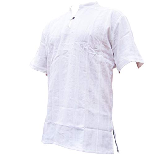 Preisvergleich Produktbild Fisherman Shirt BEN,white, M, shortsleeve