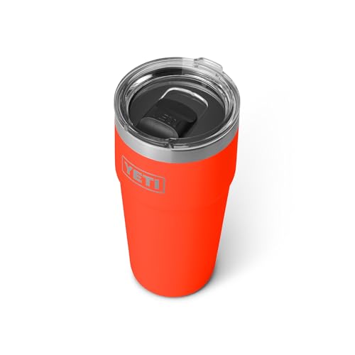 Image of YETI Rambler 20 oz Stackable Tumbler, Stainless Steel, Vacuum Insulated with MagSlider Lid