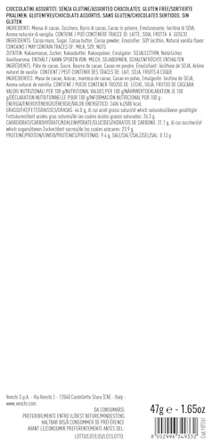 Venchi - Murrine Collection - Box of Assorted Mini Blend Chocolates, 1.65 oz - Gluten Free - Vegan - Gift Idea for Birthday and Anniversary