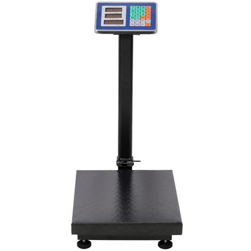 Báscula digital de piso industrial 660 lb plataforma acero miniatura 3