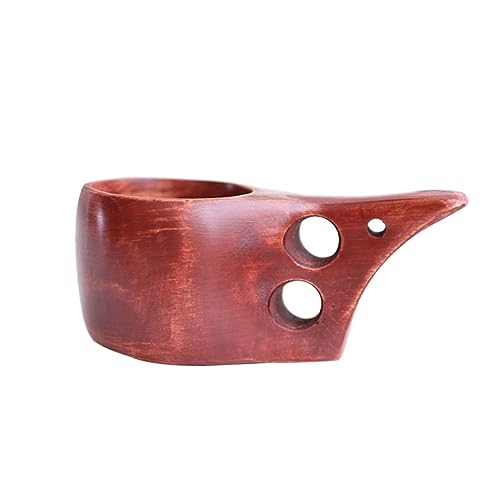 Cabilock Wooden Handle Sugar Jar Practical Cube Sugar Holder for Coffee Shops Home Use Stylish Desktop Decor Ingredients Unique Design Easy to Carry