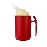 Schnabeltasse für ältere Menschen, auslaufsicher, mit Strohhalm...