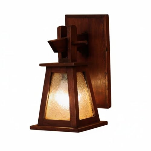 Luz envolvente para salones oscuros mediante aplique de madera vintage KESOTO