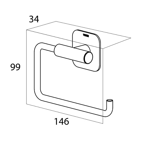Tiger Colar Set Accessori da Toilette, Scopino per...