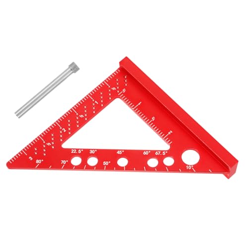 Escuadra medidora de ángulos ORFOFE de aluminio miniatura 1