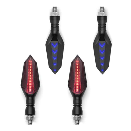 Indicateurs clignotants lumières de moto ambre 12V pour feux de freinage arrière