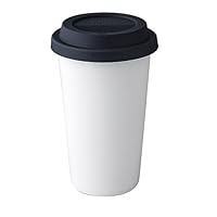 Amazon | タンブラー 白磁 L(320cc) 二層 陶器 白 ホワイト 保温