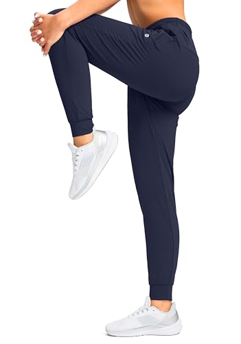G Gradual Women's Joggers Pants with Zipper Pockets Tapered Running Sweatpants for Women Lounge, Jogging