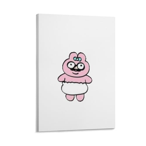 Amazon.co.jp: [おぱんちゅうさぎ-びっくりさせる] キャンバス 絵画 絵