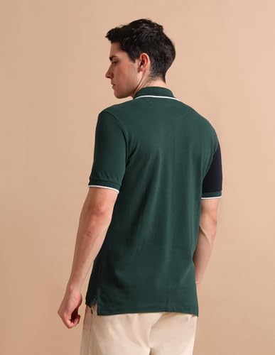 Image of U.S. POLO ASSN. Slim Fit Polo T Shirts for Men - 100% Cotton, Half Sleeves Mens Tshirt