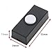 replacements 1pc Doorbell Push Button ABS Wired Connection Convenient Plastic Hard Wiring Black Door Bell Chime Bell Push Press Button Tools