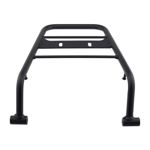 Porte-bagages arrière pour moto Kawasaki KLX250 en acier renforcé noir