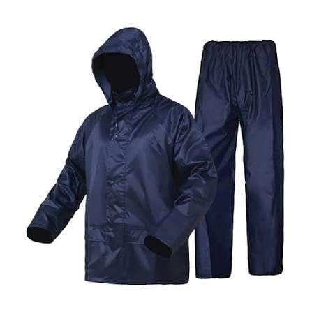 Unisex Raincoat with Pants, 2XL, Blue, Polyester, Regular Fit, A-Line Coat, Hand Wash Only-image-34
