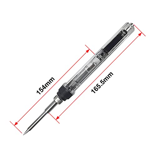 ERYUE Ferro de solda elétrico,150~450℃ 72W portátil portátil temperatura ajustável mini ferro de sol