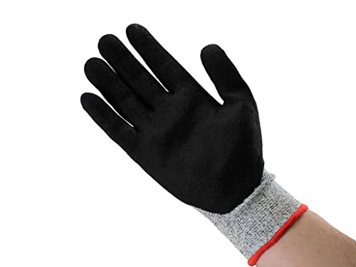 Brute Magnetics Cut Resistant Outdoor Work Gloves | Nitrile Coated Palms For Optimal Grip With Rough Surfaces | Heavy Duty For Tough Handling | Unisex | Machine Washable #TOP4