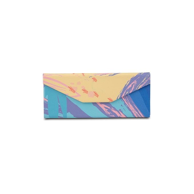 Image of Eyeglass Case Hard Shell, Portable Sunglass Case, fashionable PU Leather Eyeglass Case, Lightweight