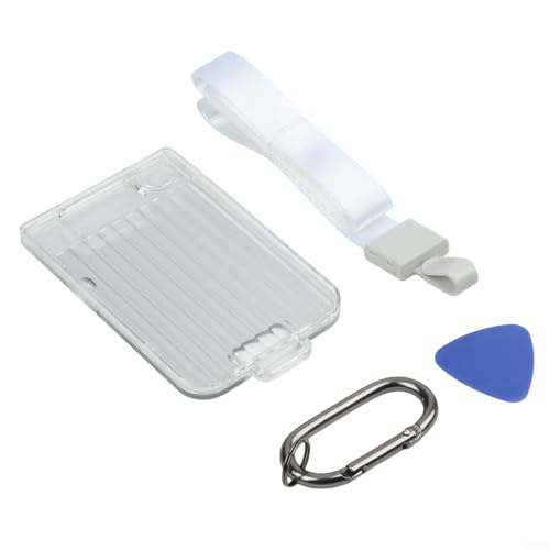 Coque rigide en PC pour Plaud Note/Note Pro AI, enregistreur vocal avec support et cordon, coque de protection anti-rayures (transparent)
