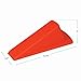 Master Caster Giant Foot Doorstop, No-Slip Rubber Wedge, 3.5w X 6.75d X 2h, Safety Orange