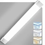 liston led 18w ✅ 【Luces de techo de alta calidad】 La luz de tubo regulable Ankishi tiene certificación CE / ROHS, muy bajo consumo de energía, fácil de instalar, ahorra costos y tiempo. (Nota: las luces del gabinete no tienen enchufe. El cable marrón está conectado a el cable vivo, y el cable azul está conectado al cable neutro. No hay cable de tierra.)