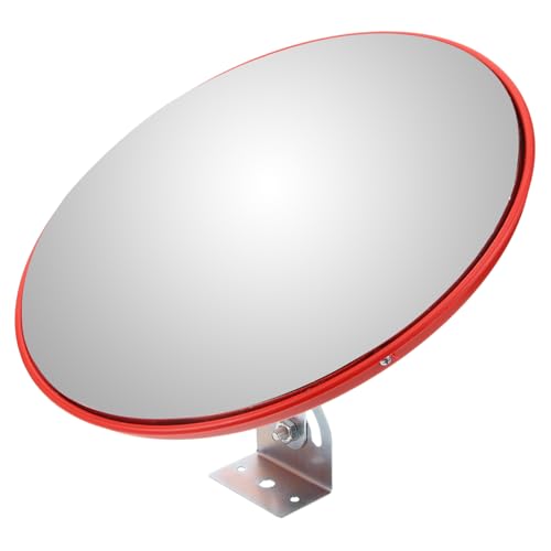 LIFKOME Wide Angle Convex Traffic Mirror for Indoor Outdoor Use Enhanced Visibility Safety Mirror for Parking Lots Street Corners and Retail Stores Includes Mounting Base