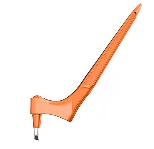 quanolo Craft Cutting Tool - 1+1 Free | Slice with Surgical Precision – FineSlice Cuts What Scissors Can’t (Orange-X2PCS)