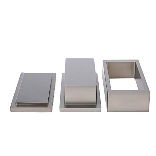 Lunlida 2x4 Inch Pre Press Mold, Made of Food Grade Anodized Aluminum - Pair It with 2-Inch Width Filter Bags