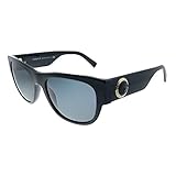 Versace VE 4359 GB1/87 Black Plastic Square Sunglasses Grey Lens