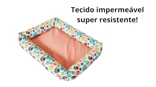 Cama Para Cachorro Grande 100x87 Cm - ESCOLHA A COR - 100% Lavável e Resistente - Pet Querido (PATIN