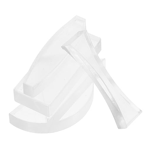 OUNONA Acrylic Optical Lenses Set 5 Pieces Concave Convex for Science Education