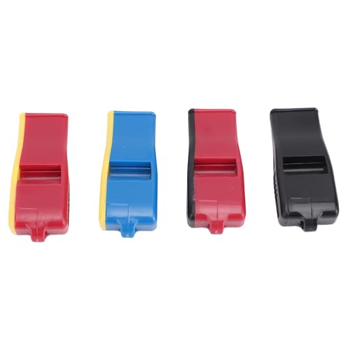 Silbatos deportivos 4 piezas sonido claro doble vía miniatura 4