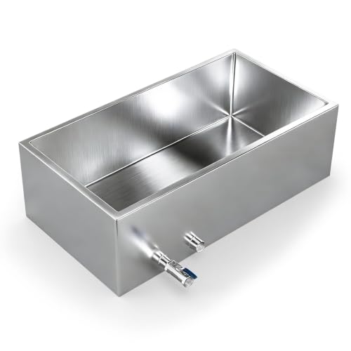 Image of Marada Maple Syrup Evaporator Pan with Dual Interface Steam Table Pan,304 Stainless Jam Food Chafing for Home, Outdoor, Cooking (30 inchL x 16 inchW x 9.5 inchH)
