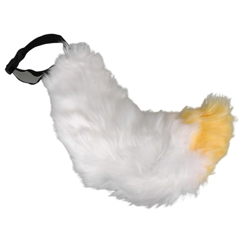 Cola de animal de peluche esponjosa y accesorio suave para disfraces de carnaval