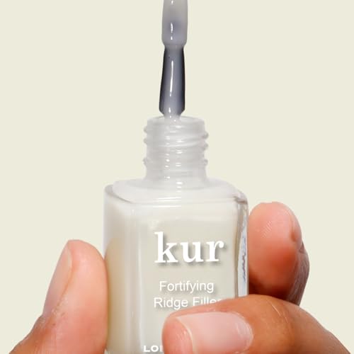 londontown kur nail ridge filler - smoother - strengthener - filler for damaged uneven nails - fortifying self leveling base vegan cruelty free paraben free 04 fl oz