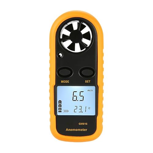 Wind Chill Tester Digital Anemometer Wind Speed Meter Chill Tester Velocity Gauge Digital Anemometer for Industry Agriculture